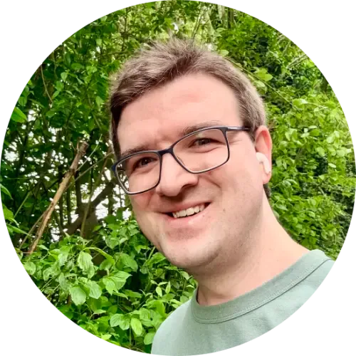 A photo of Ryan, taken outdoors